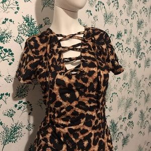 leopard Blouse